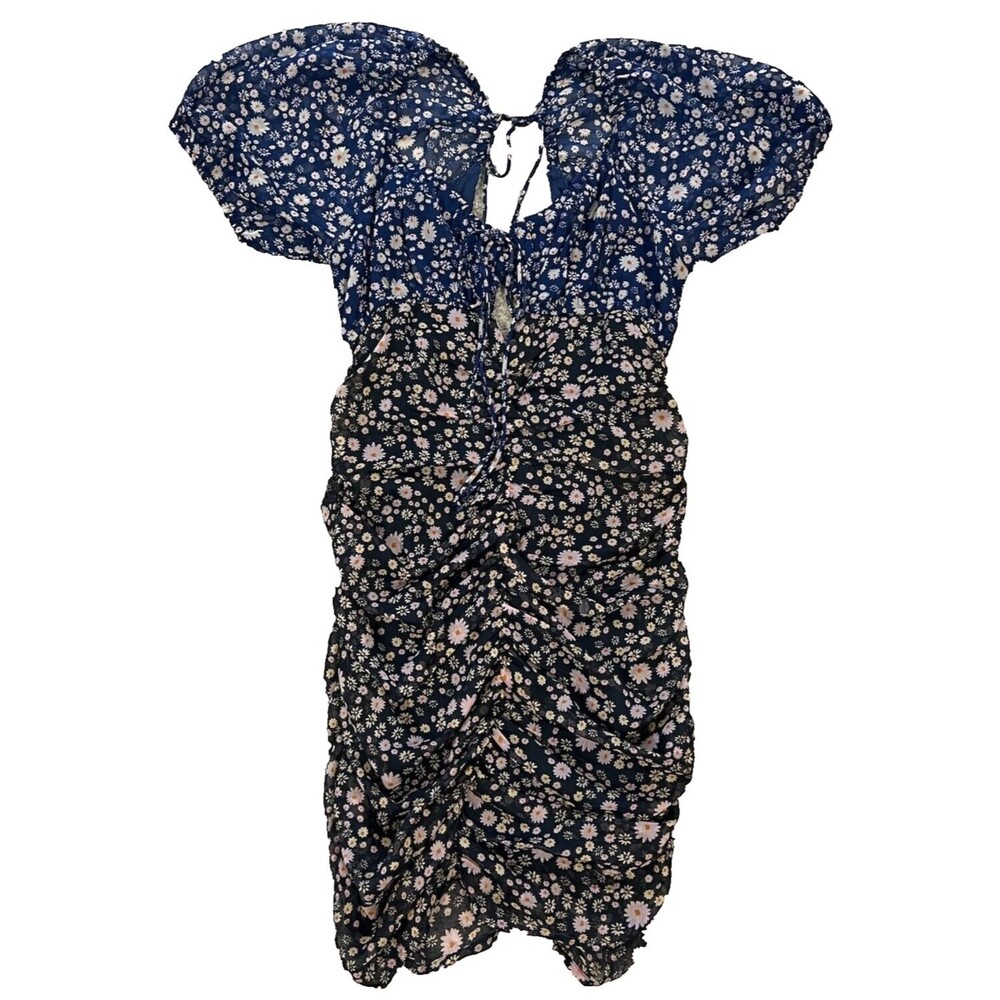 Free People Boho Style Floral Dress SZ S